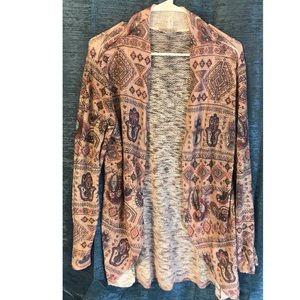 Patterned Cardigan